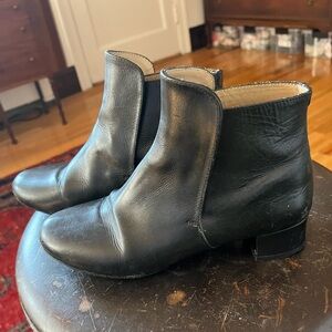 Robert Clergerie Black Leather Women’s Ankle Boots